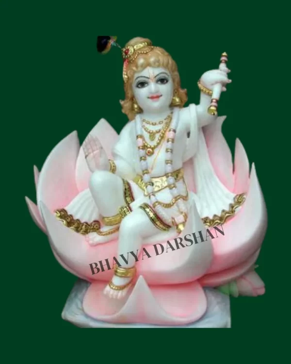 Krishan Ji Marble Murti