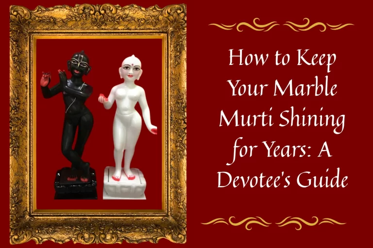 How to clean marble murti at home