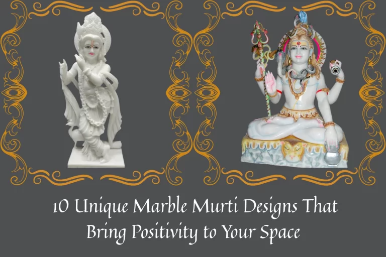 Marble Murti,10 Unique Designs That Bring Positivity to Your Space