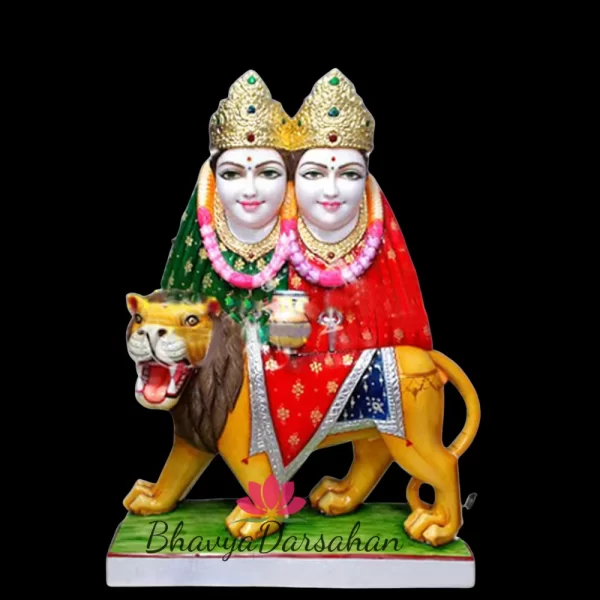 Chamunda Maa Marble Murti